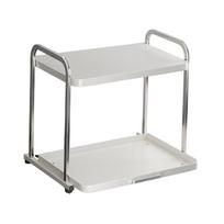 Microwave Oven Shelf Stainless Steel Rack Heat Resistant Kitchen Storage for Cabinet and Table S