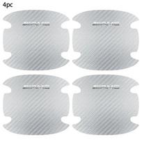 4 vnt./rinkinys Anglies Pluošto Automobilio Durų Dubenėlio Rankenos Anti-Įbrėžimų Lipdukas Mercedes Benz AMG W204 W205 W211 W212 W213 W176 GLA CLA