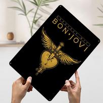 Bon Jovi Didžiausi Hitai Skardos Plakatas Individualus Sienų Menas Vintažiniai Retro Metalo Ženklai Dekoruoti Miegamojo Dekoracijos Vyro Urvas 7.9x11.8In(20x30cm)