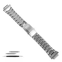 Nerūdijančio plieno laikrodžio apyrankė casio G-SHOCK GM2100 GM 2100 GM-2100  Aukštos kokybės metalinė laikrodžio apyrankė tvirto plieno dirželis Apyrankė vyrams GM-2100 sidabras