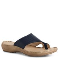 Pliažo šlepetės per pirštą moterims, Mėlyna, Flip-Flops