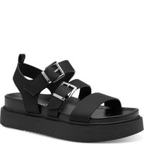 Basutės moterims, Juoda, Footbed styles sandals