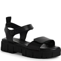 Basutės moterims, Juoda, Wedge/plat sandal