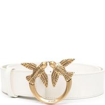 Diržas moterims, Balta, Love berry leather belt
