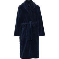 Chalatas vyrams, Mėlyna, L/s shawl-sleep-robe