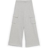 Kelnės moterims, Pilka, Cargo wide leg pant
