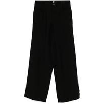 Kelnės moterims, Juoda, Crinkle dressing tro