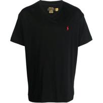 Marškinėliai trump. rankovėmis vyrams, Juoda, Classic fit v-neck t-shirt