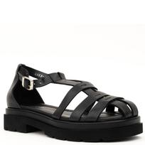 Basutės moterims, Juoda, Sandals