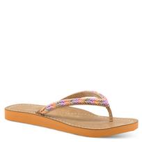 Pliažo šlepetės per pirštą moterims, Oranžinė, Flip-flops
