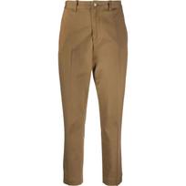 Kelnės moterims, Chaki, Slm chno ankle flat front