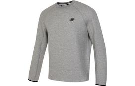 Nike Vyriški pilki apvalios apykaklės vidutinio storumo reguliarūs džemperiai FB7917-063 M gray
