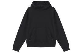 Nike SPORTSWEAR TECH PACK THERMA FIT Solid Color Hooded Fleece Lined Casual Sweatshirt Men's Black FB7828-010 L