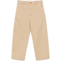 Kelnės moterims, Chaki, Cropped-flat front