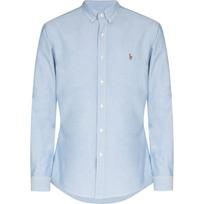 Marškiniai ilgomis rankovėmis vyrams, Mėlyna, Long sleeve sport-shirt