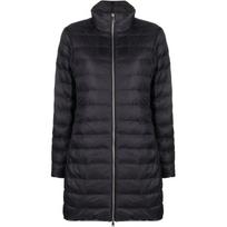 Pūkinis paltas moterims, Juoda, Hrlw pk ct insulated coat