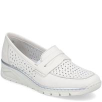 Loaferiai moterims, Balta, LOAFERS