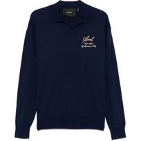 Megztinis vyrams, Mėlyna, Atelier polo sweater
