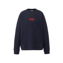 Onitsuka Tiger Sweat Top Round Neck Pullover Long Sleeve Printed Sweatshirt Unisex tops Navy-Blue Red 2183B562_400 M