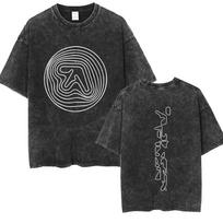 Washed Vintage Aphex Twin Richard D James Selected Ambient Works   Graphic Tshirt Men Women Gothic Rock Oversized T Shirts S