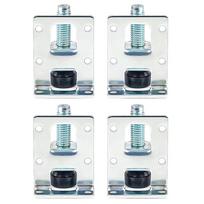 4 Pieces Adjustable Furniture Leveler Legs Load Foot Cold Rolled Steel Sofa/Cabinet Leveling Feet Floor Protecter 1