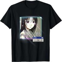 Sad Waifu Egirl Japanese Anime & Manga Vaporwave Emo T-Shirt XL