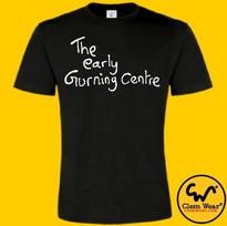 funny tshirt tee T-shirt THE EARLY GURNING CENTRE GRAFFITI grafitii silly humour M