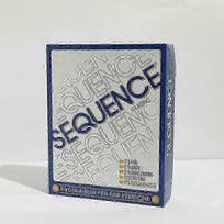 Sequence Premium Edition - Stunning Set With Giant Board (20.25 X 26.25 Inches), Exclusive Chips And Deluxe Cards By Goliath, Blue, For Ages 7+