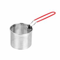 Easy Clean Oil Pan Strainer Stainless Steel Deep Frying Basket Food Filter  Home Kitchen 12cm