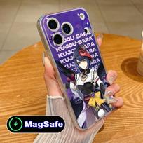 Game GI Kujou Sara Mobile Phone Case for iPhone 17 16 15 14 13 12 11 Air Pro Max Plus Mini Magsafe Clear Colorful Cover Luxury iPhone 11 Pro Max