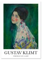 Poster painting klimt portrait 21x29,7 cm A4
