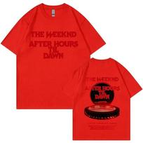 Rapper The Weeknd After Hours Til Dawn 2026 World Tour Music TShirt Unisex HipHop Harajuku Style Crew Neck TShirt S
