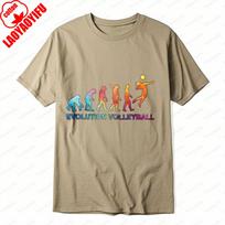 Evolution Volleyball Print TShirt Funny Retro Ball Game Outdoors Unisex Tee Summer Casual Sporty Trendy Athletic Wear Unisex Tops 4XL
