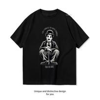 As I Began To Love Myself That Is Life Charlie Chaplin TShirt Women Unisex Casual Cotton Graphic T Shirts Camisetas Shortsleev S