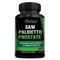 Saw Palmetto Berry Extract Supplement, With Nettle Root, 120 Capsules Per Bottle 120 Capsules