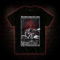 Fallen Leaves Tell a Story  T-Shirt | Autumn Season Nature Tee Unisex Tee S įvairiaspalvis