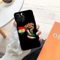 Kurdistan Flag Phone Case For iPhone 15,14,13,12,11,Plus,Pro Max,XS,X,XR,SE,Mini,8,7 Soft Silicone Black Cover iPhone12mini