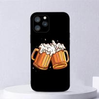 Beer Print Phone Case For iPhone 15,14,13,12,11,Plus,Pro Max,XS,X,XR,SE,Mini,8,7 Soft Silicone Black Cover iPhone13mini