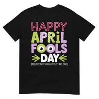 April Fools Day Pranks T Shirt Women Cute Printed Tshirt Funny Design Harajuku Summe Short Sleeve Casual Aesthetic Y2k Clothes S