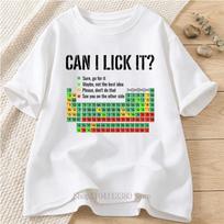 Can I Lick It Printed Pattern Tshirt Summer Fashion Funny Oversize Casual Tops for Women Harajuku ONeck Short Sleeve Tshirt 3XL