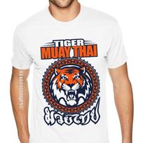 Tiger Muay Thai 3 Thailand Martial Art Teeshirts Boy Distressed Print T Shirt Homme Fashion Brand Casual Vintage Tee Shirt S įvairiaspalvis