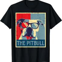 The Pitbull Retro Poster Vintage Pittie Dog Lover Owner T Shirt S įvairiaspalvis