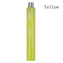 Acrylic Handle Nail Art Styling Pens - Multi-Color One-Stroke Flower Pattern Nail Brushes for DIY Manicure geltona