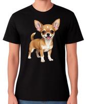Cute Chihuahua Dog T-Shirt Small Puppy Lover Gift Unisex Tee S įvairiaspalvis