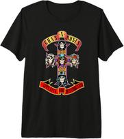 Guns N' Roses Official Cross Premium Tri-Blend T-Shirt S įvairiaspalvis