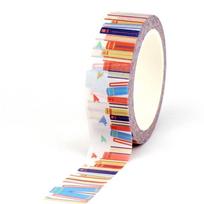 NEW 1PC 10M Deco Library Books Washi Tape Set for Journaling Scrapbooking Adhesive Masking Tape Cute Stationery School Supplies