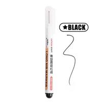 1-4PCS 21mm Deep Hole Long Nib Head Markers Red Woodworking Decoration Waterproof Deep Hole Marker Pen Metal Perforating Pen
