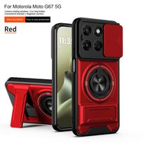 For Motorola G75 Case Moto G67 Cover Moto G77 G75 Phone Case Magsafe Magnetic Fold Holder Military Armor Camera Protection Cover Motorola Moto G75