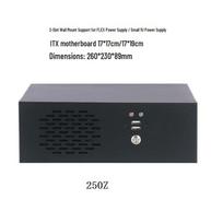 4-Slot Wall-Mount ITX Mini Case for Industrial Equipment and Conference Storage Server