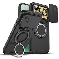 For Xiaomi 17 Pro Max Case Xiaomi 17 Pro Cover mi 17Pro Magnetic Ring Armor Slide Camera Lens Case Magsafe Wireless Charge Cover Xiaomi 17